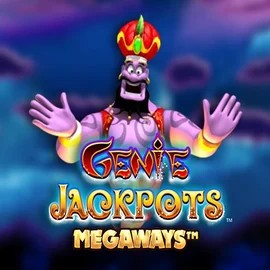 Logo of Genie Jackpots Megaways from Blueprint Gaming at Jellona Casino