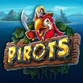 Pirots slot logo by ELK Studios at Jellona CasinoPirots
