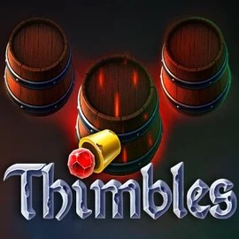 Thimbles slot logo by Evoplay at Jellona CasinoThimbles